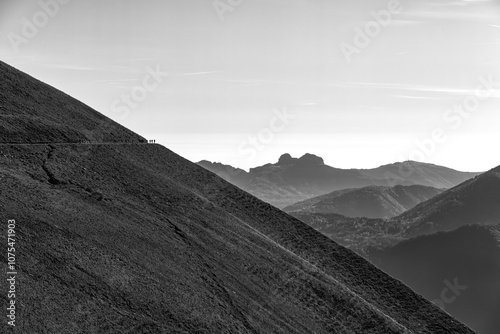 View of the mountains of Intelvi Vallley photo