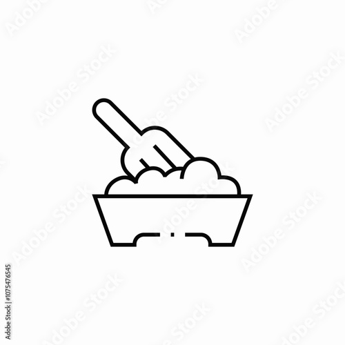 cat litter box icon sign vector