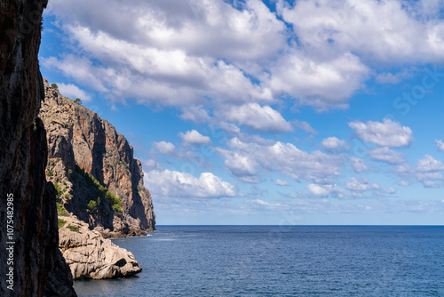 Die Bucht und das Flussbett bei Sa Calobra