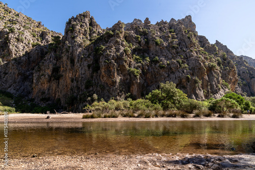 Wallpaper Mural Die Bucht und das Flussbett bei Sa Calobra Torontodigital.ca