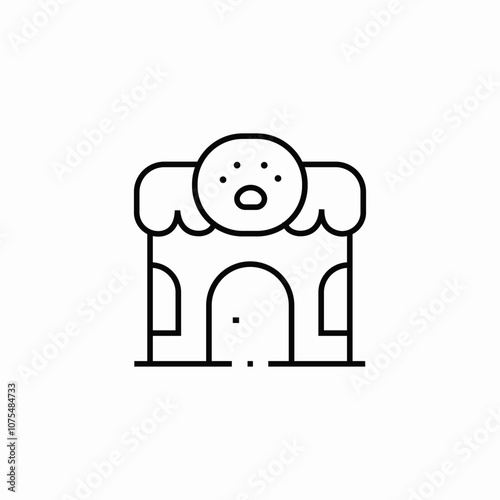 pet shop icon sign vector