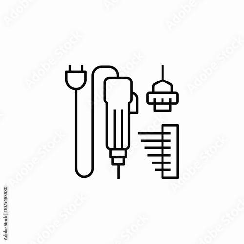 perforator tool icon sign vector