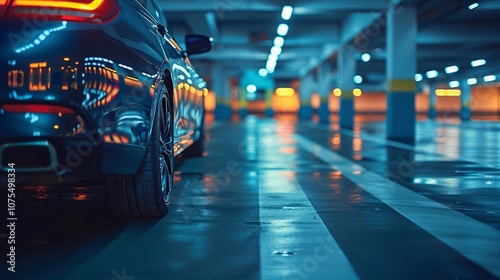 Wallpaper Mural Car parked at outdoor parking lot. Used car for sale and rental service. Automobile parking area. Car dealership and dealer agent concept. Torontodigital.ca