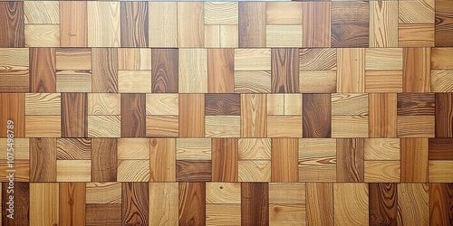 Wood Cubic Pattern with Varying Wood Grain Tones and Earthy Color Schemes, cubic pattern, wood texture, wooden cubes