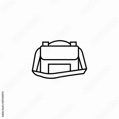clutch purse icon sign vector