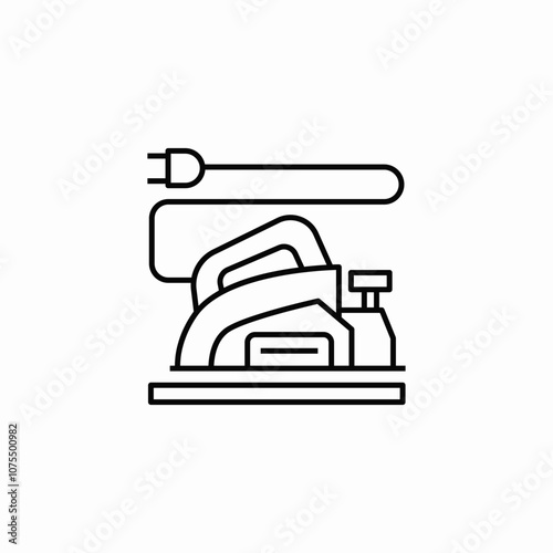 jigsaw electric icon sign vector