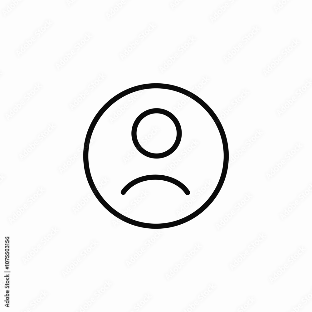 user profile icon sign vector user profile icon sign vector