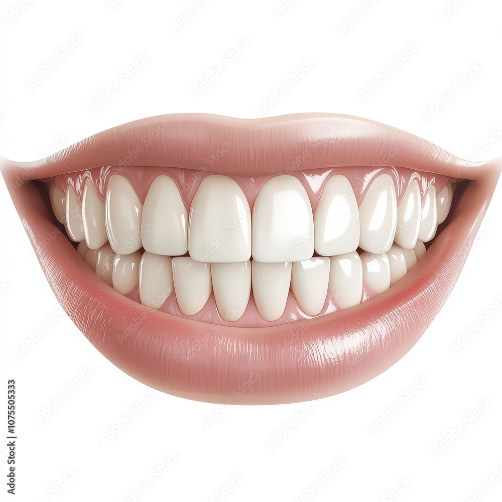 shows glossy, well-defined lips with white teeth visible in a smile. The lips are smooth and appear to be wearing a light, shiny lipstick. shows glossy, well-defined lips with white teeth visible in a smile. The lips are smooth and appear to be wearing a light, shiny lipstick.