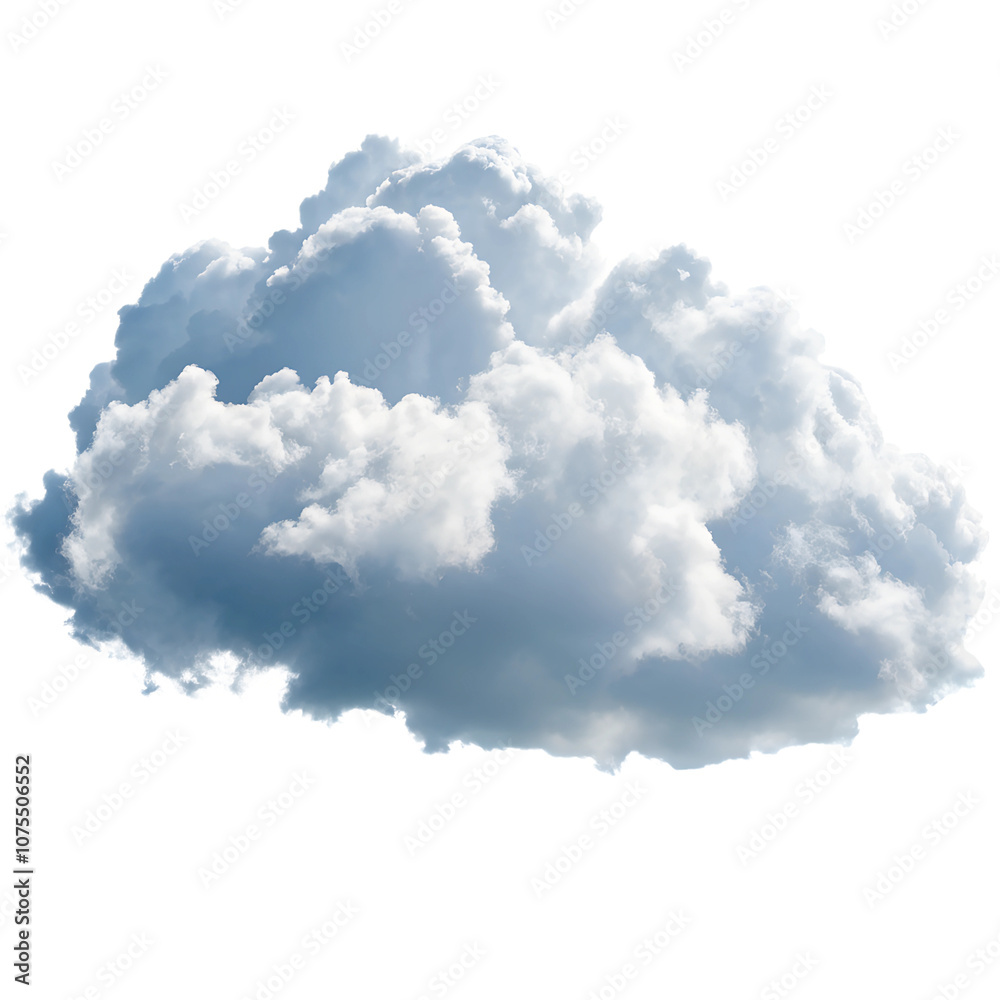 A cloud isolated on transparent background. A cloud isolated on transparent background.