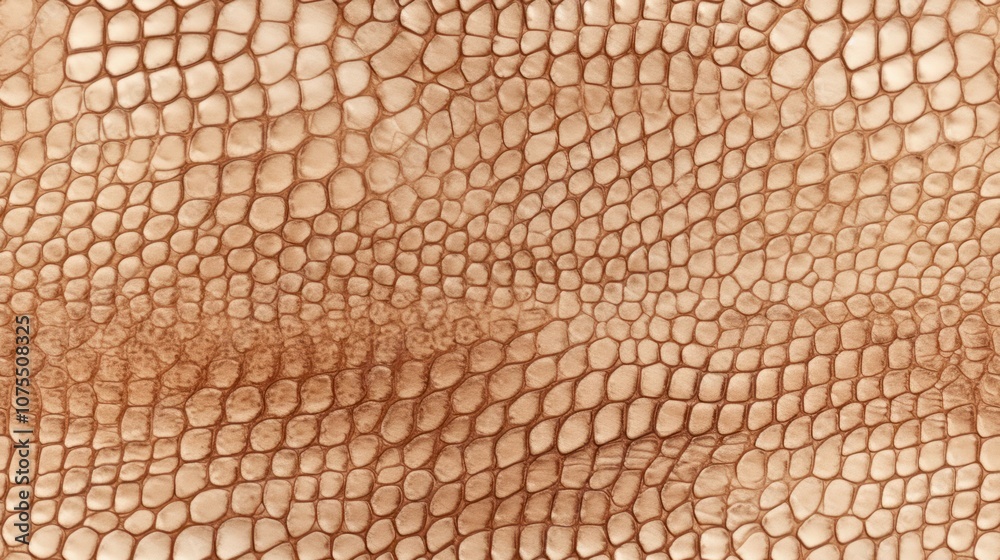 Seamless pattern with beige reptile skin scales texture. Seamless pattern with beige reptile skin scales texture.
