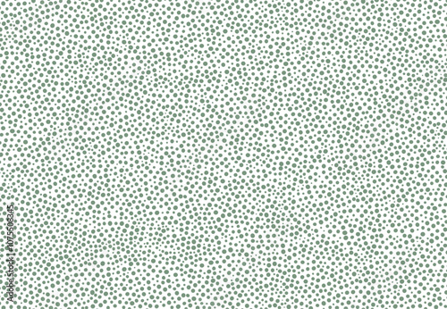 Green little points randomly spaced