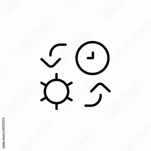 day time icon sign vector