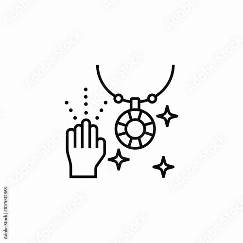jewelry theft icon sign vector
