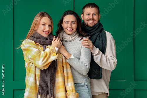 Man and two beautiful women...