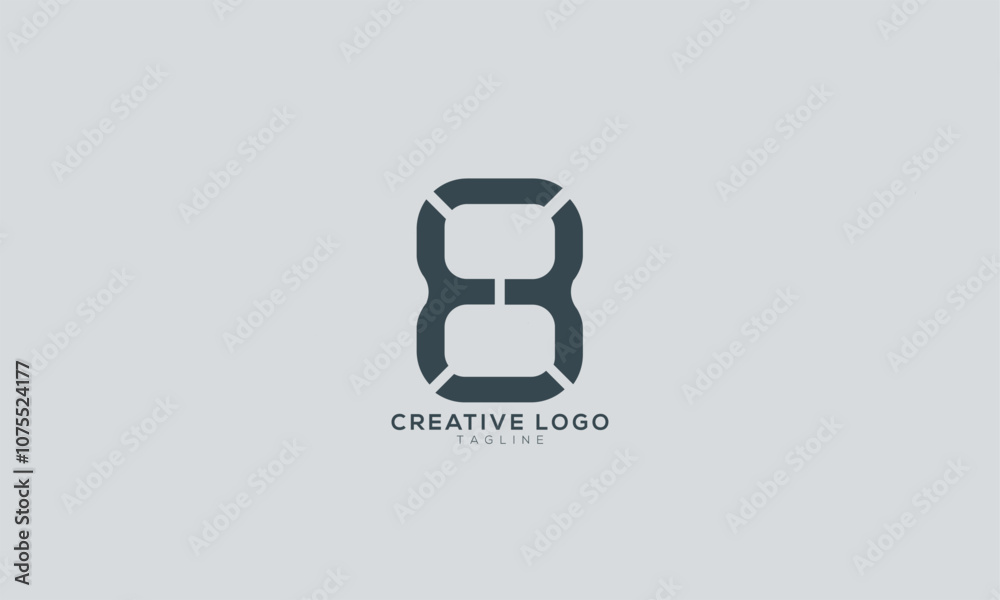 33 B8 8B Abstract initial monogram letter alphabet logo design 33 B8 8B Abstract initial monogram letter alphabet logo design