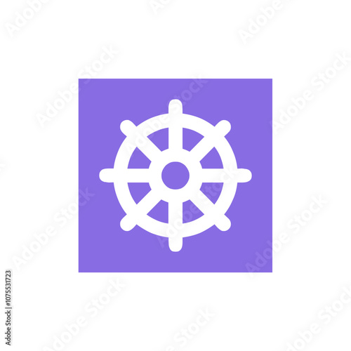 Dharma Wheel Symbol
