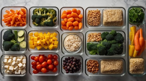 Meal prep inspiration featuring healthy plant-based ingredients. 