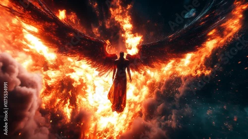 Lucifer, fallen angel from Bible. 