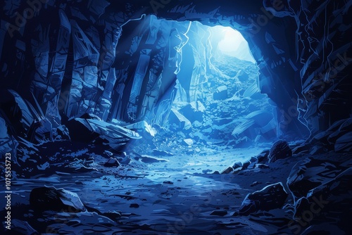 A Mystical Cave Entrance