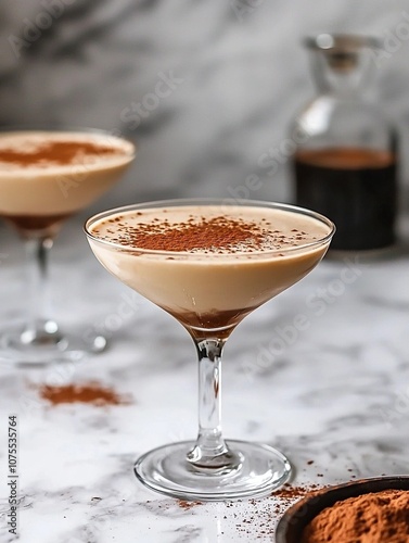 Tiramisu martini with Italian coffee liqueur, vodka, and a hint of mascarpone.