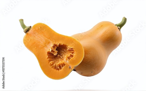 squash isolated on white