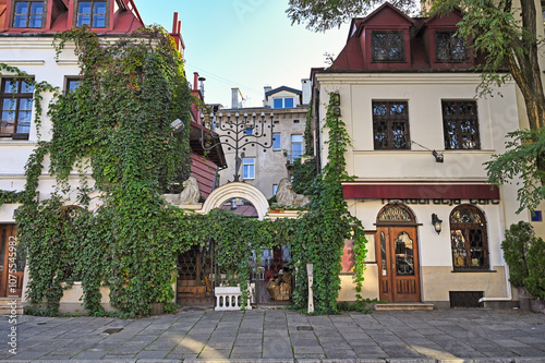 Old buildings in Kazimierz, Krakow's Jewish quarter,Poland
