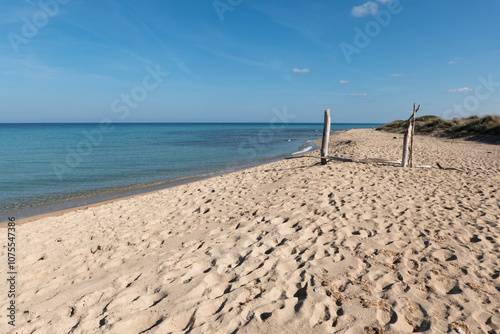Einsamer Stand in Apulien