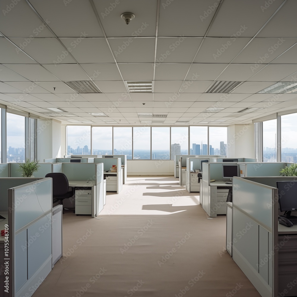 Fototapeta premium Empty Floor Space