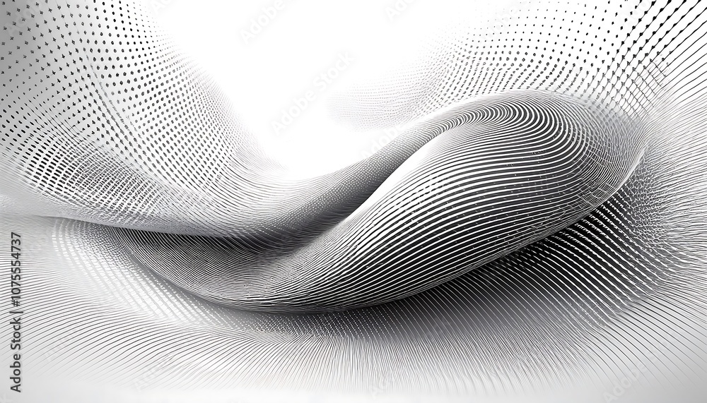  Artificial intelligence creates digital 3D abstract backgrounds with monochrome printin_1(854)