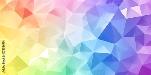 Abstract background from geometric shapes. pattern in multi-colored bright colors similar to broken glass