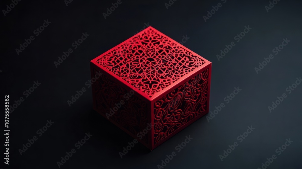 red textured gift boxes against dark background red textured gift boxes against dark background