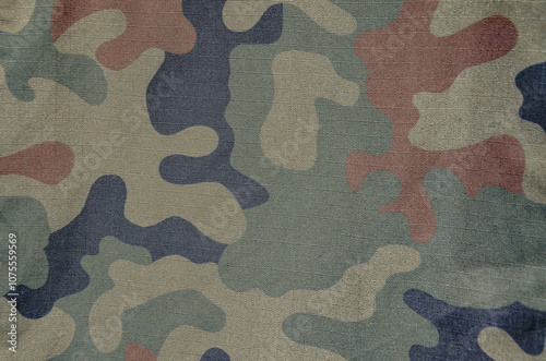 Military uniform camo footage- interesting background