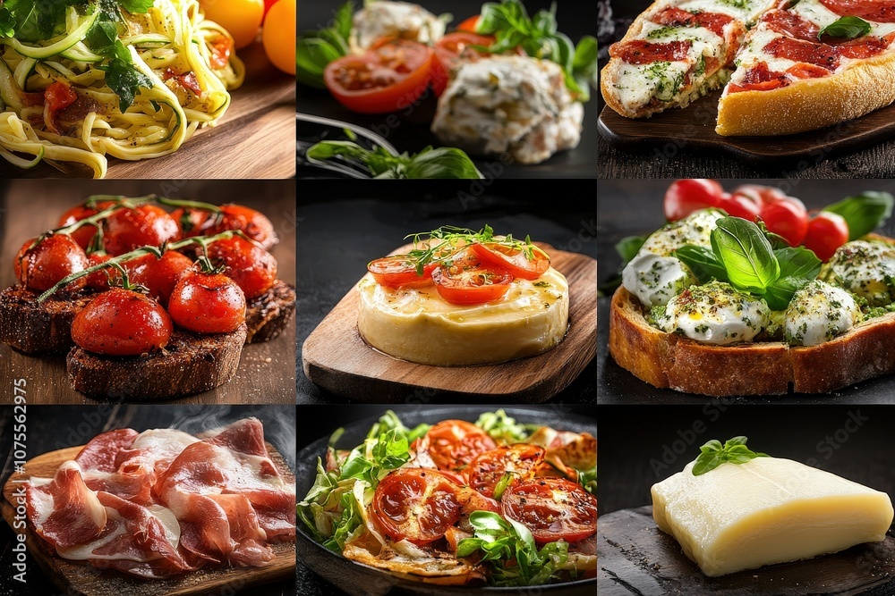 Close-up of a variety of healthy foods rich in collagen , collagen, food, healthy, protein, skin, anti-aging, nutrients. Beautiful simple AI generated image Close-up of a variety of healthy foods rich in collagen , collagen, food, healthy, protein, skin, anti-aging, nutrients. Beautiful simple AI generated image