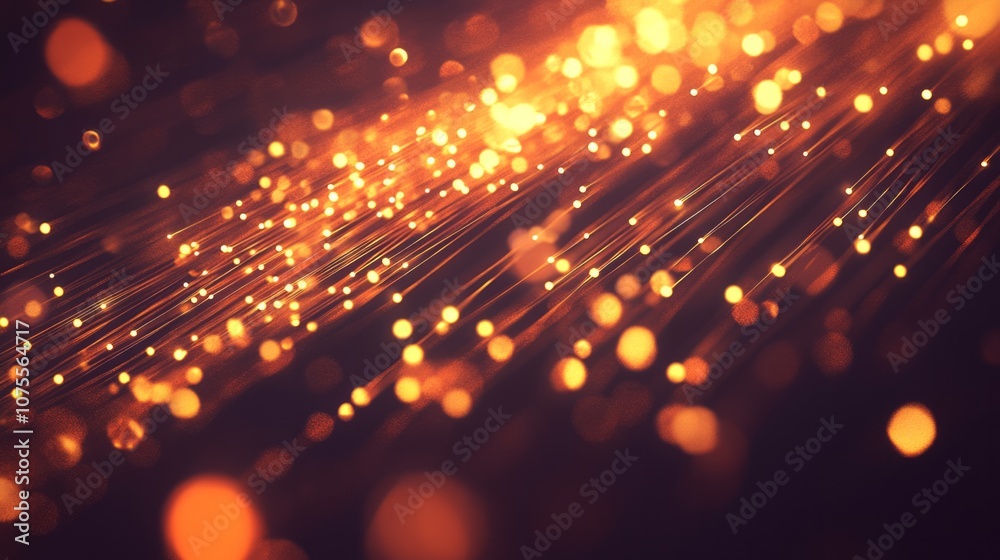 Obraz premium abstract fiber lines bright light