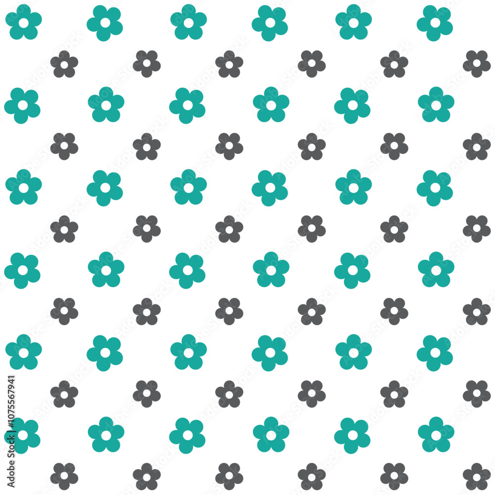 Green and Grey Seamless 3d colourful embossed flower background pattern. Green and Grey Seamless 3d colourful embossed flower background pattern.