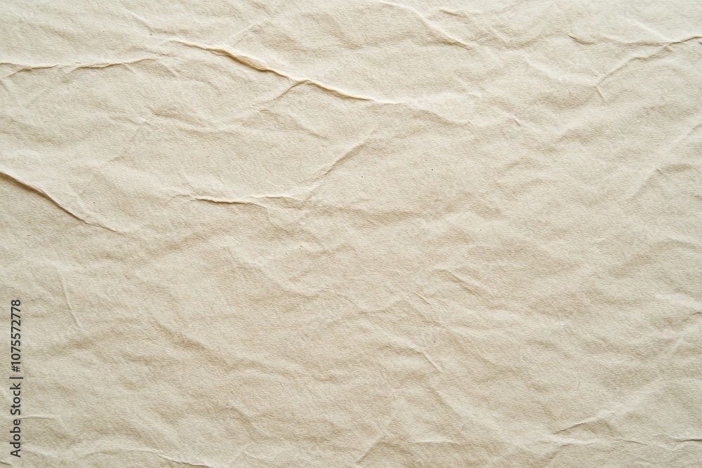 A close-up of crumpled white paper with a rough, wrinkled texture and creases. Beautiful simple AI generated image A close-up of crumpled white paper with a rough, wrinkled texture and creases. Beautiful simple AI generated image