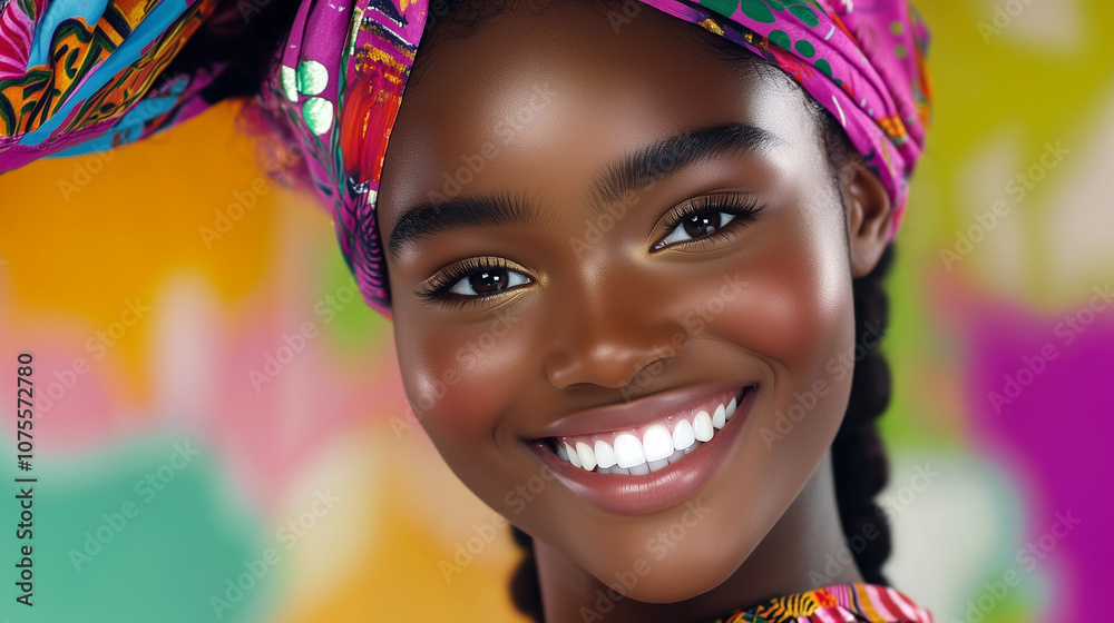Smiling Person with Pearly White Teeth in Bright Portrait Smiling Person with Pearly White Teeth in Bright Portrait