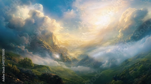 the biblical story of the creation of the world, the earth at the beginning of creation was not yet inhabited by living creatures