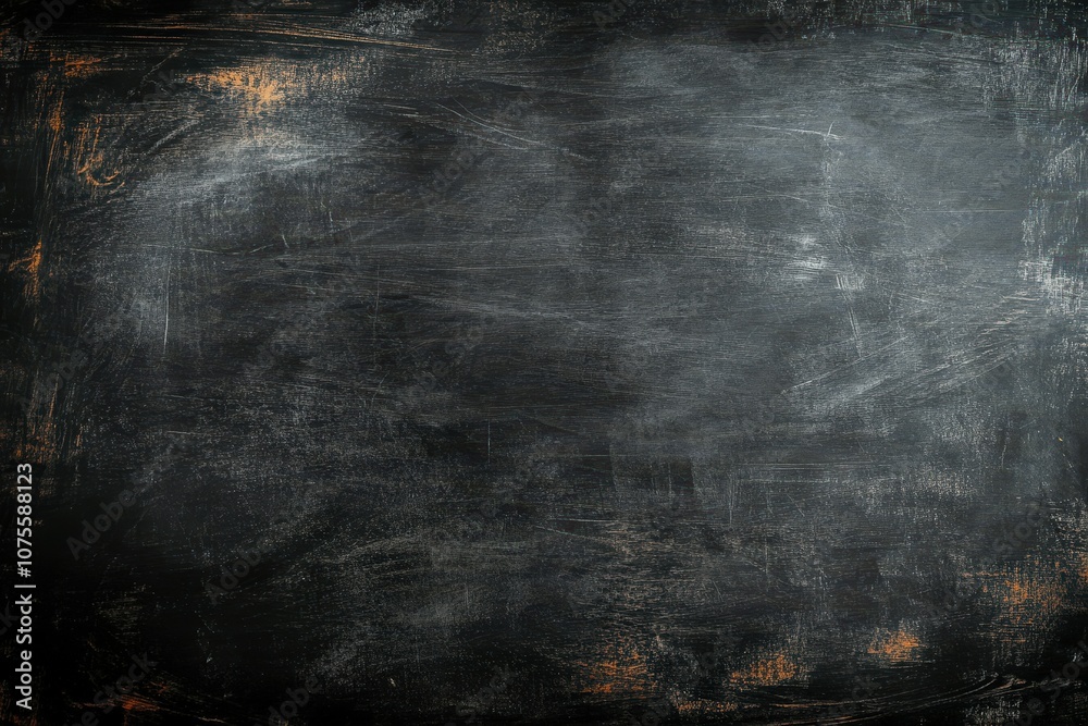 Obraz premium Chalkboard blackboard - black and square. Beautiful simple AI generated image