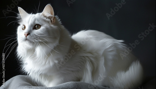 cat, animal, pet, kitten, feline, cute, domestic, white, eyes, portrait, fur, kitty, pets, mammal, young, eye, fluffy, nature, black, animals, looking, blue, green