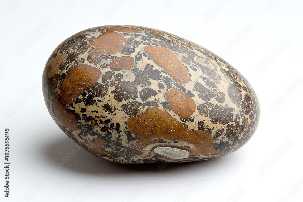 a whole brown pinto bean with a mottled pattern, against a white background. a whole brown pinto bean with a mottled pattern, against a white background.