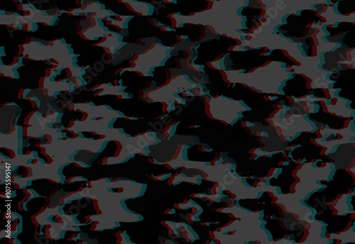 Camouflage glitch texture background grey