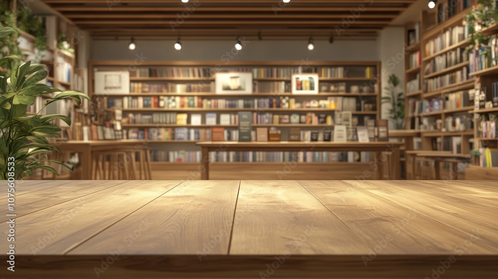 Visit this charming bookshop with a rustic wooden table next to a wellorganized bookshelf. This cozy setting is perfect for reading and enjoying the captivating world of literature Visit this charming bookshop with a rustic wooden table next to a wellorganized bookshelf. This cozy setting is perfect for reading and enjoying the captivating world of literature