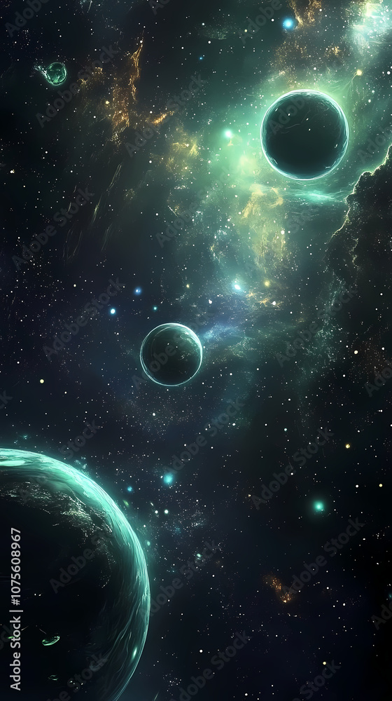 planet in space planet in space
