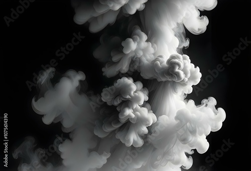 close-up grey smoke ia photo