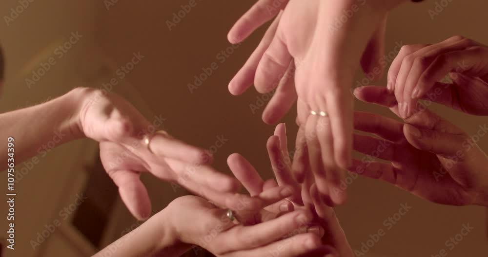 Collective Creativity: gathering of hands as power of collaborative creativity, to contribute unique ideas and talents. Hands reaching out, symbolizing unity and the shared human experience among all. Collective Creativity: gathering of hands as power of collaborative creativity, to contribute unique ideas and talents. Hands reaching out, symbolizing unity and the shared human experience among all.