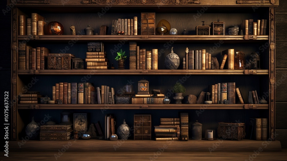 A photo of a handmade wooden bookshelf. A photo of a handmade wooden bookshelf.