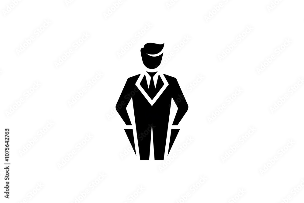 Businessman Icon Logo Vector Symbol. Boss Icon Businessman Icon Logo Vector Symbol. Boss Icon