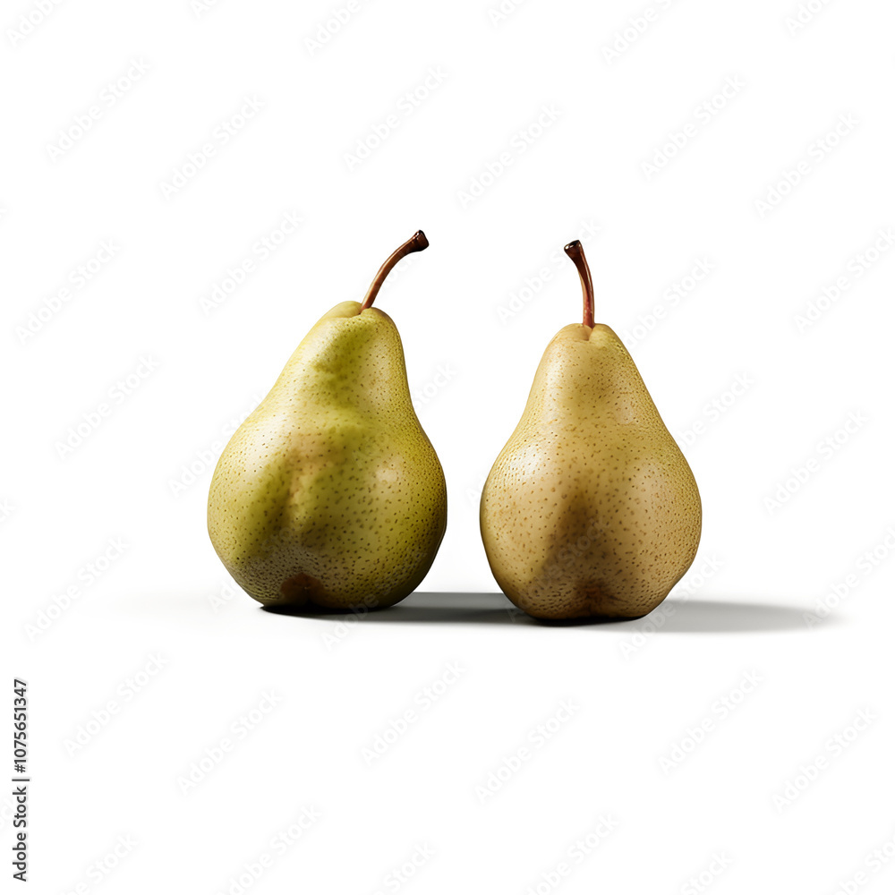 Isolated pears on a transparent background illustration image. Isolated pears on a transparent background illustration image.