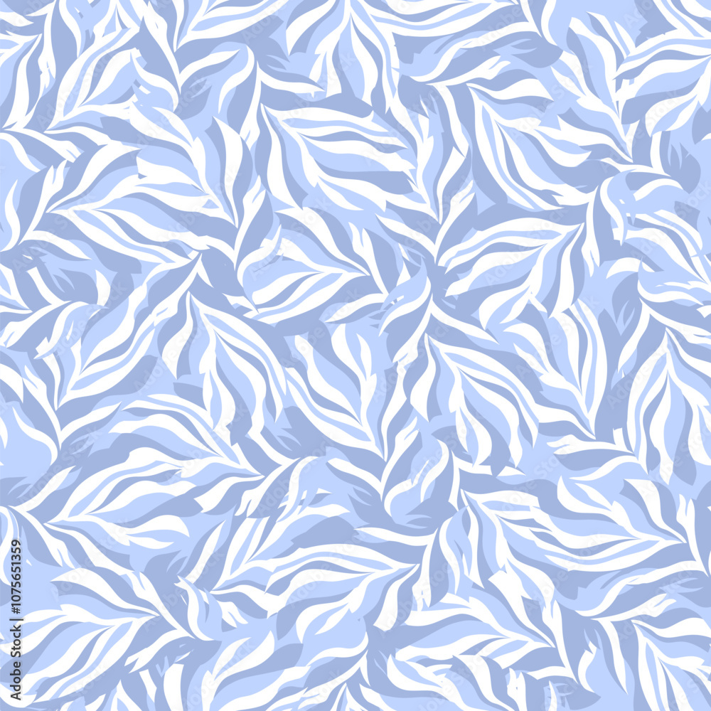 Seamless pattern of frosty decorative background in flat style. Vector illustration Seamless pattern of frosty decorative background in flat style. Vector illustration